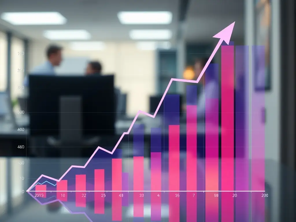 An image illustrating financial growth and stability, such as a graph trending upwards or a secure vault, representing the benefits of commercial finance solutions. The image should inspire confidence and trust.